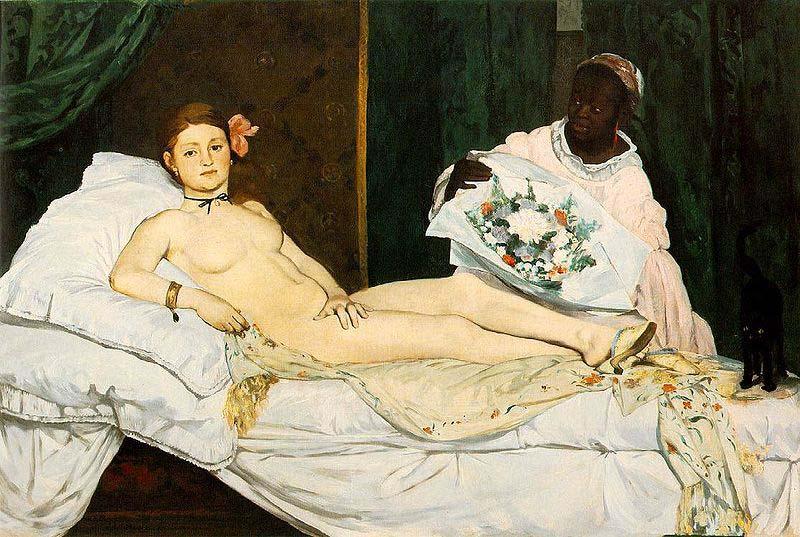 Edouard Manet Olympia oil painting image